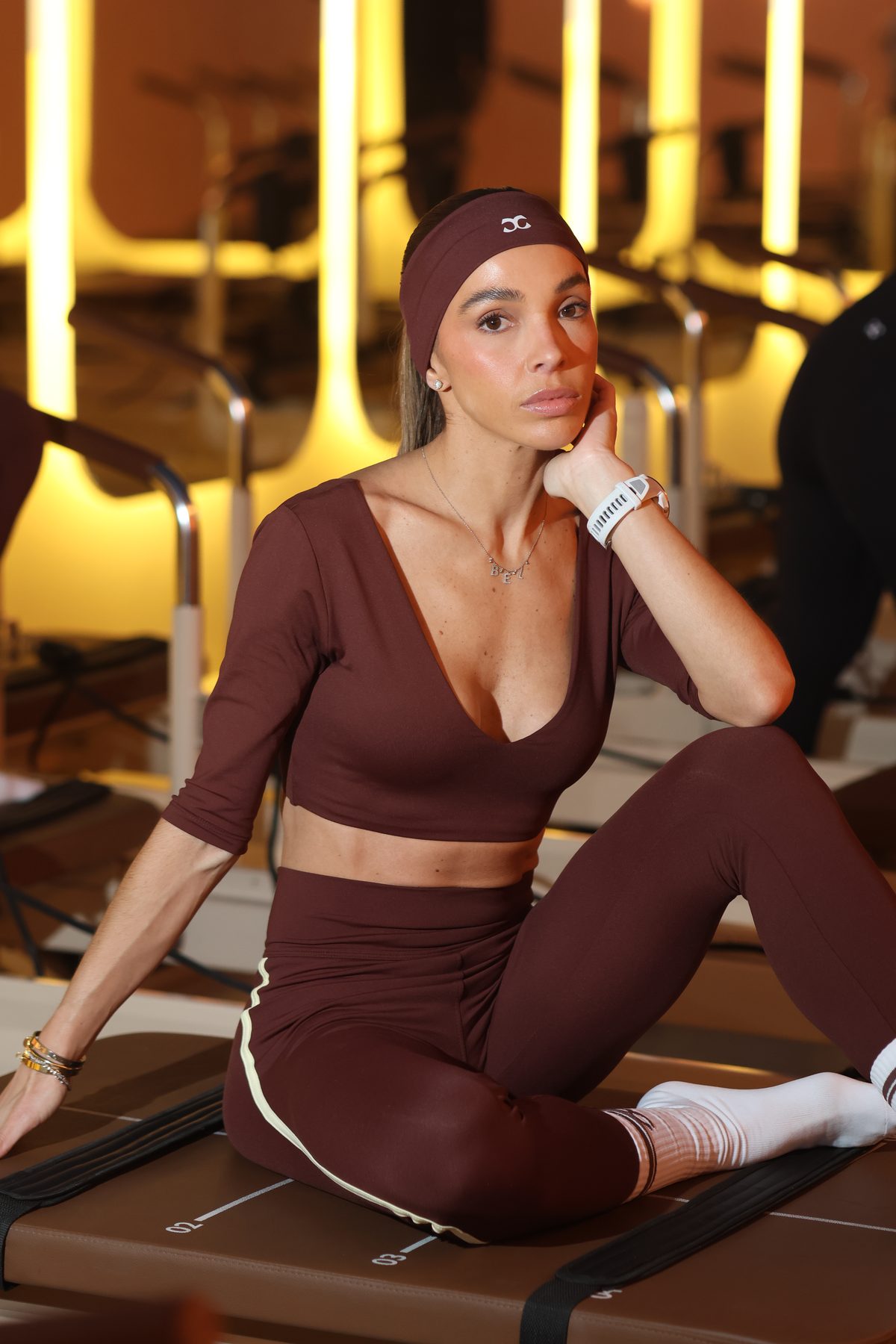 Detalhe da Legging Vivo Lateral C Club