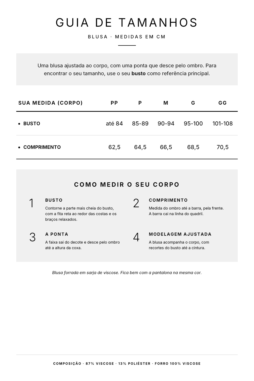 Guia de tamanhos blusa com ponta CSAI261909.1
